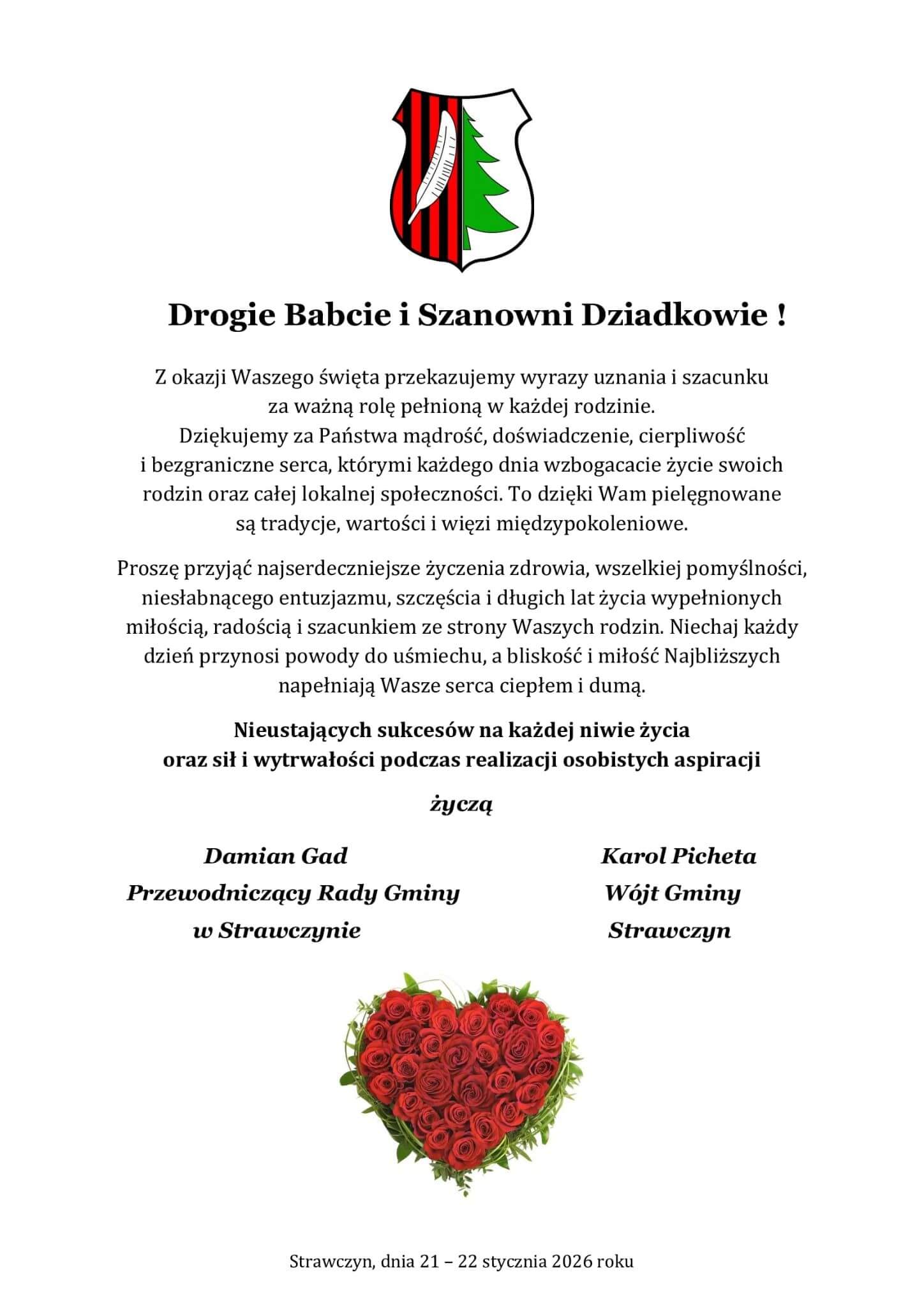 Dzień Babci i&nbsp;Dziadka - życzenia