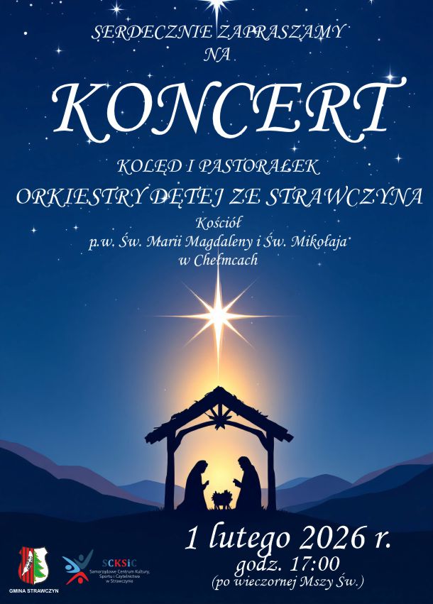 Koncert kolęd i&nbsp;pastorałek - Chełmce