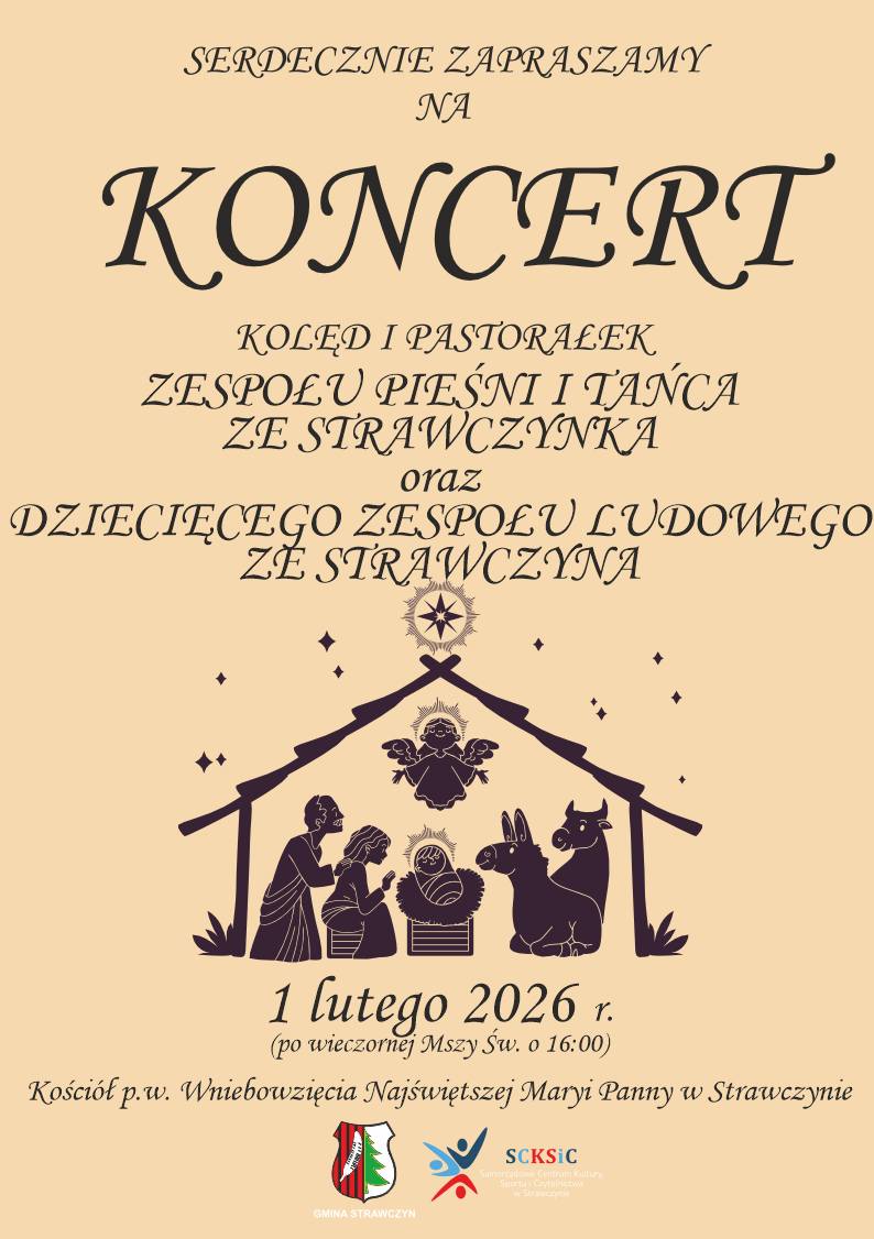 Koncert kolęd i&nbsp;pastorałek - Strawczyn