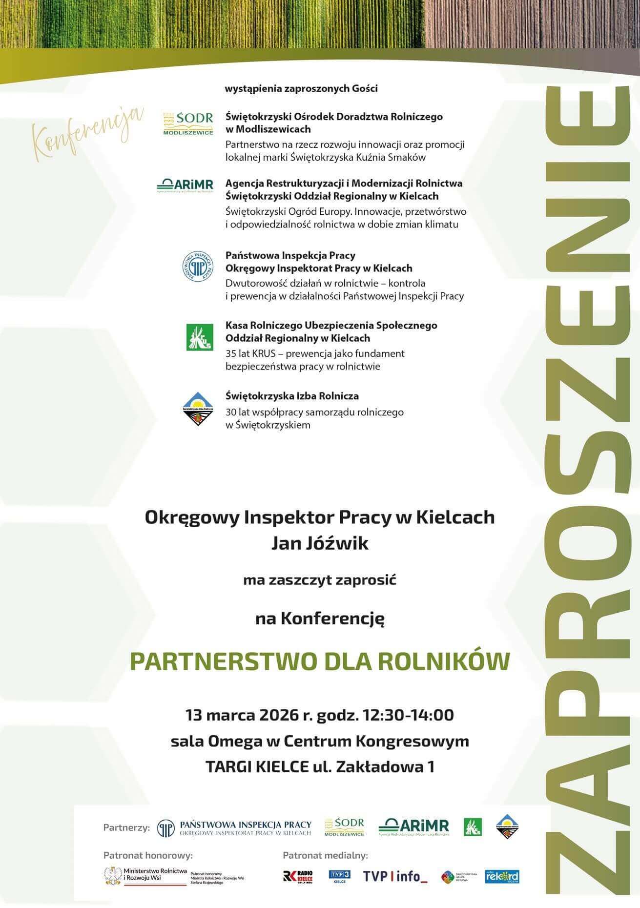 Zaproszenie Partnerstwo dla Rolnik&oacute;w