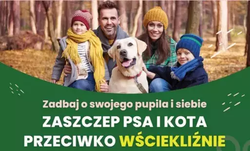 Zdjęcie do Zaszczep psa i kota przeciwko wściekliźnie