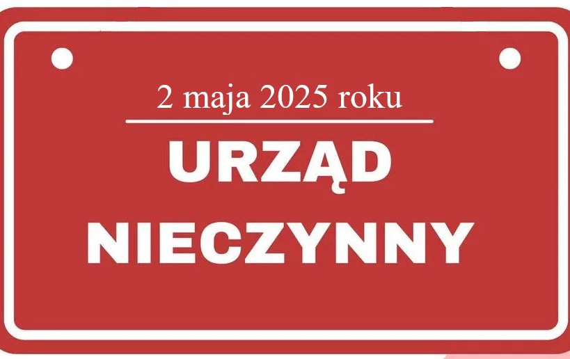 Zdjęcie do 2 maja 2025 r. Urząd Gminy w Strawczynie będzie nieczynny