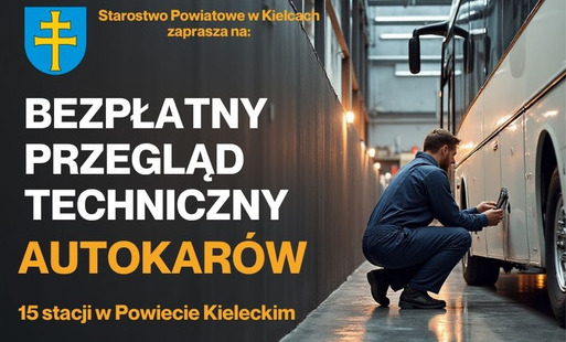 Akcja pn. „Bezpłatna ocena stanu technicznego autokarów wiozących dzieci na letni wypoczynek”