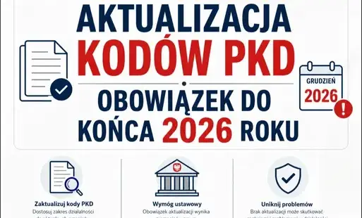 Informacja dla przedsiębiorców zarejestrowanych w CEIDG