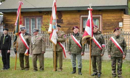 Przedstawiciele Światowego Związku Żołnierzy Armii Krajowej Koła w Strawczynie