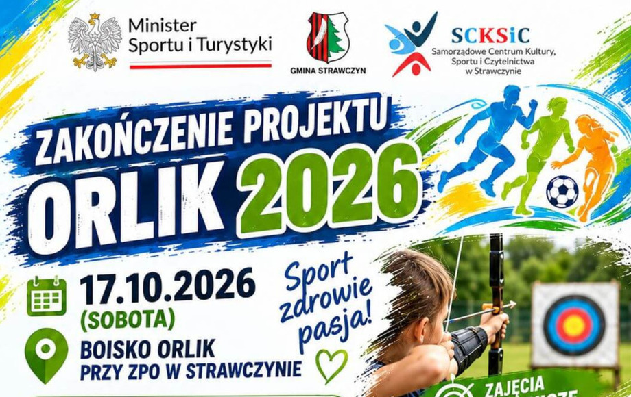 Zakończenie projektu Aktywny Orlik 2026 w Strawczynie